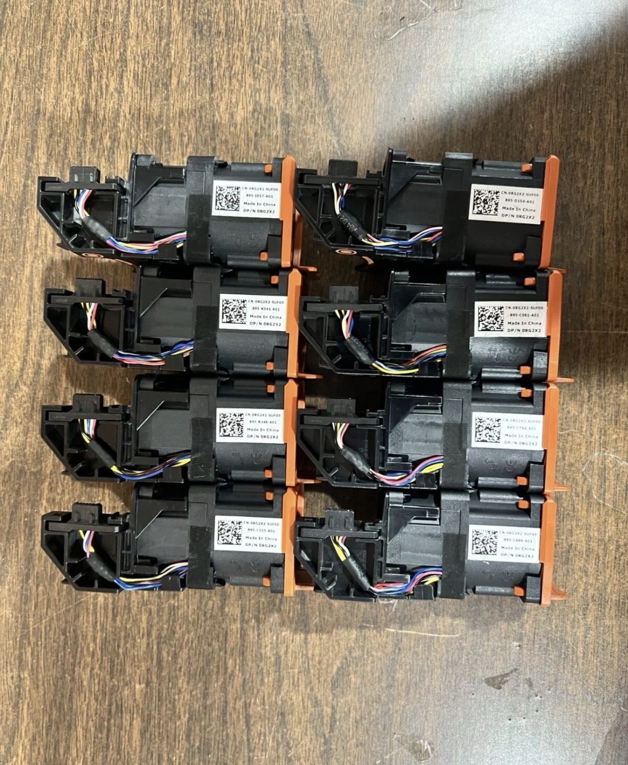 LOT OF 8 Dell EMC RG2X2 PowerEdge R640 Standard Performance Hot Plug Fan 0RG2X2