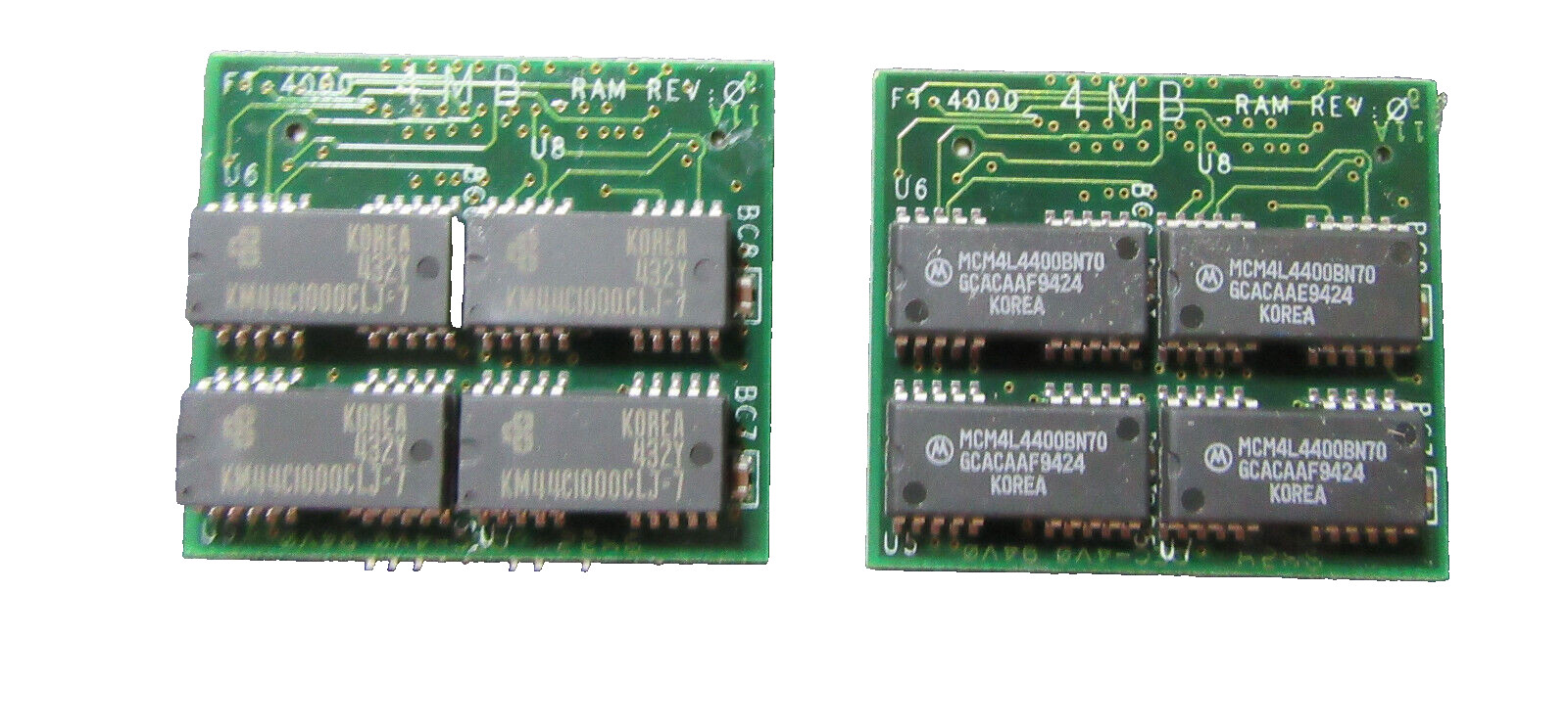 Genuine Vintage Very Rare 8MB (2x 4Mb) FT4000 Memory Modules