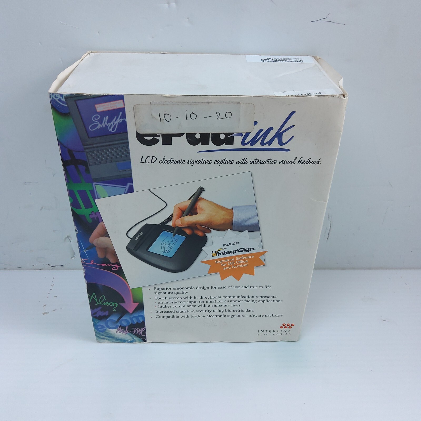 Interlink ePad-Ink VP9600 Electronic Signature Capture Pad With USB + LCD