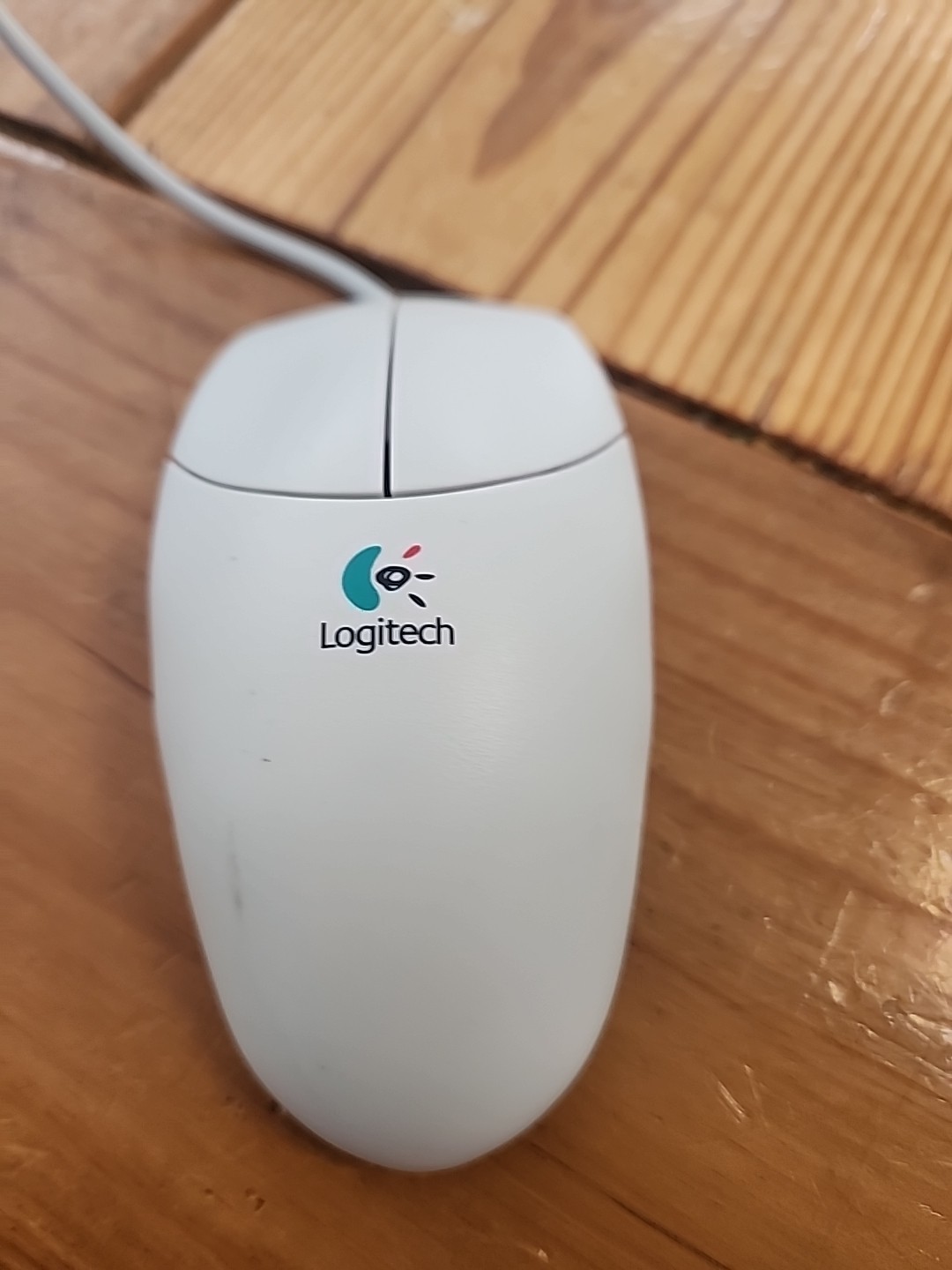 Logitech M-CAA42 2-Button Mouse White Not Tested 