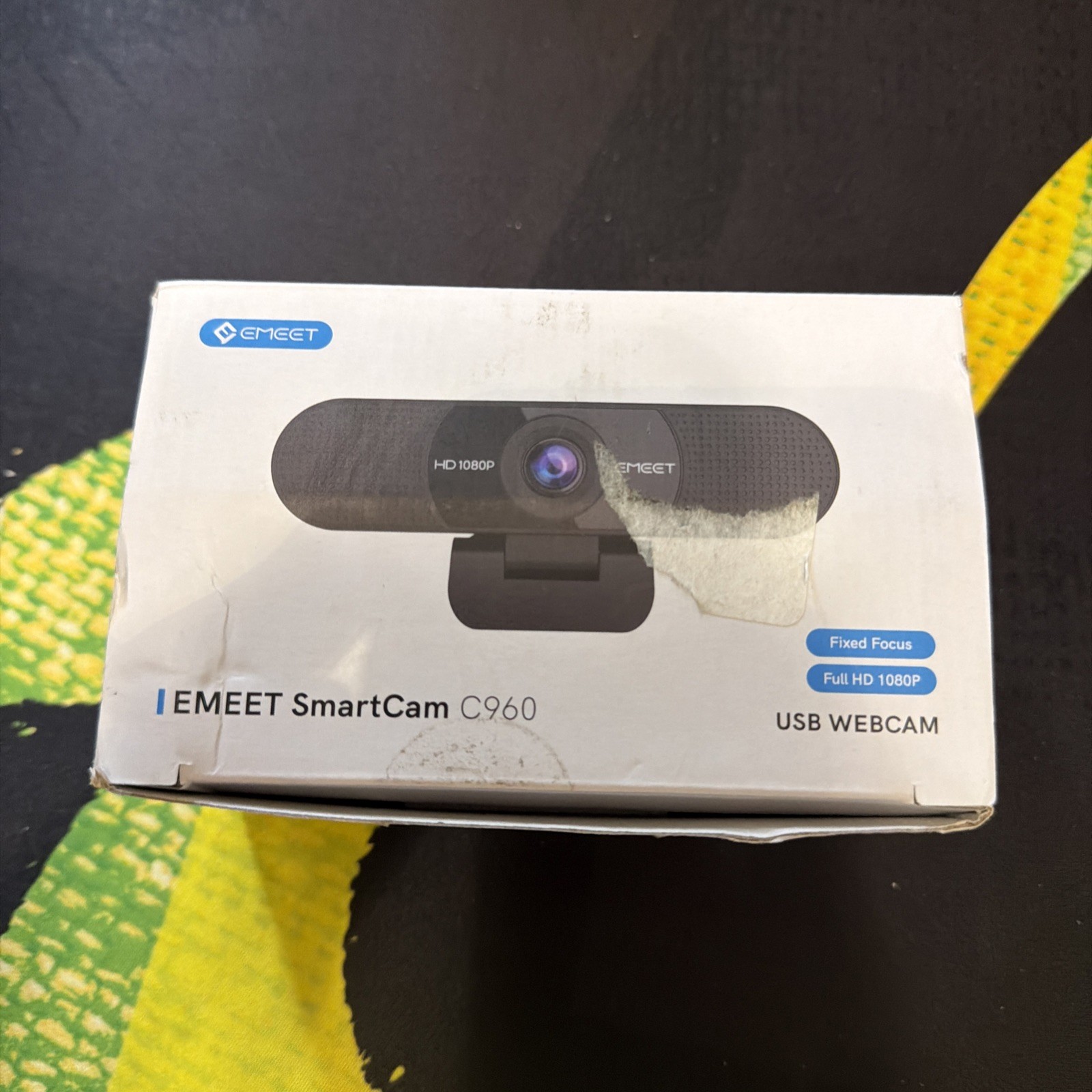 New in Box EMEET SmartCam C960 USB HD Webcam 1080P Camera NEW