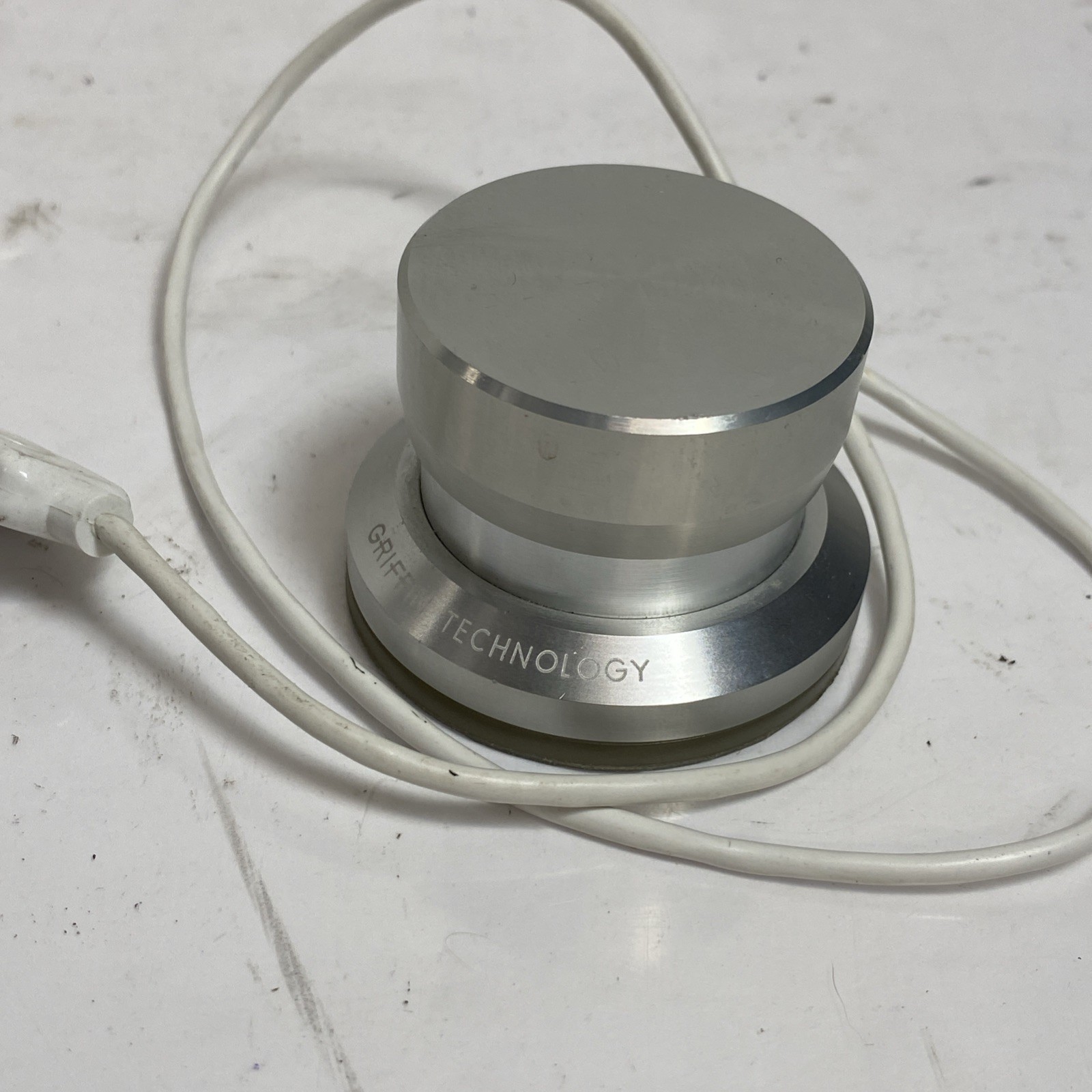 Vintage Griffin Technology PowerMate USB Silver Multimedia Controller Mac or PC 