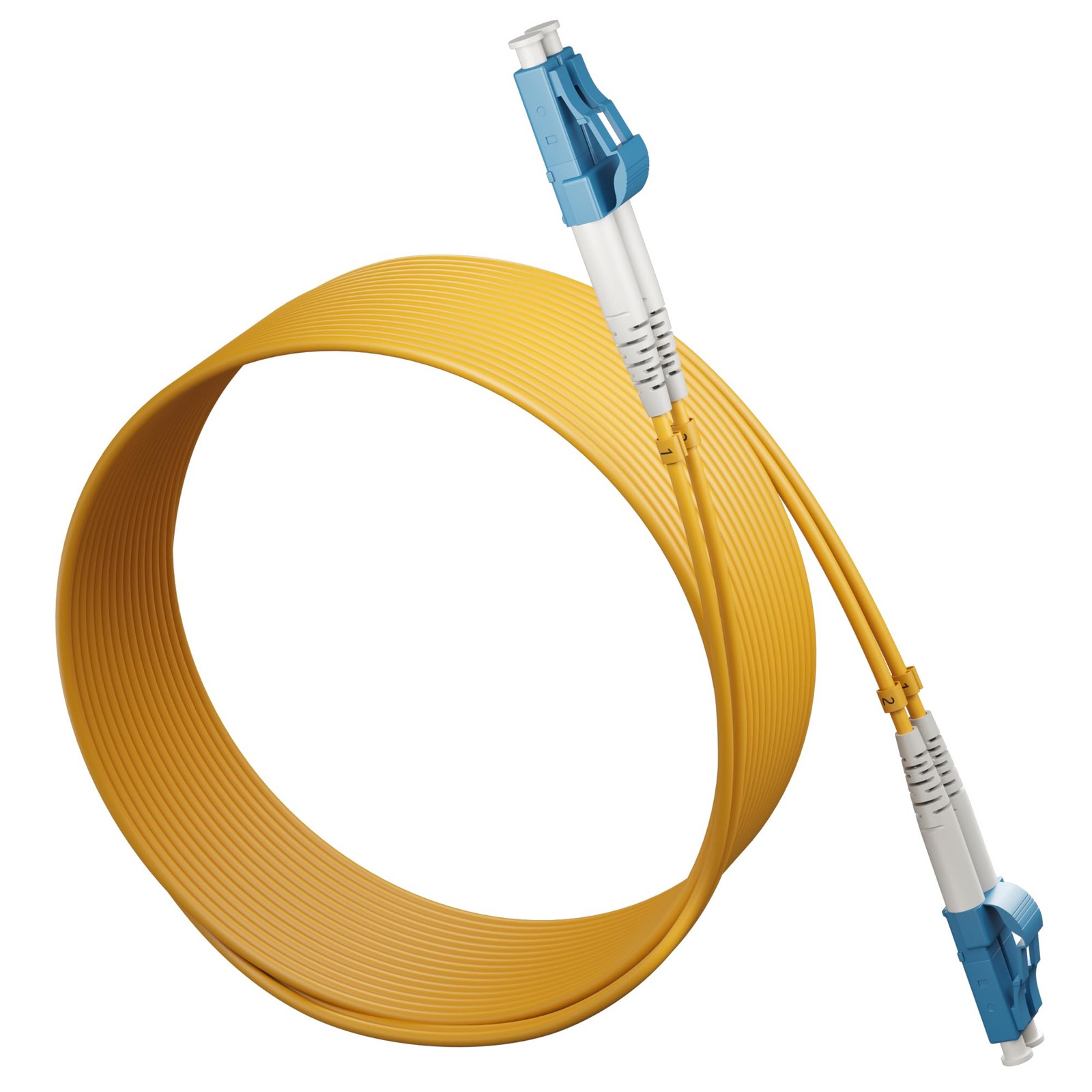 Veeloon LC to LC OS2 Single Mode Fiber Cable, 100 FT, 1 Pack
