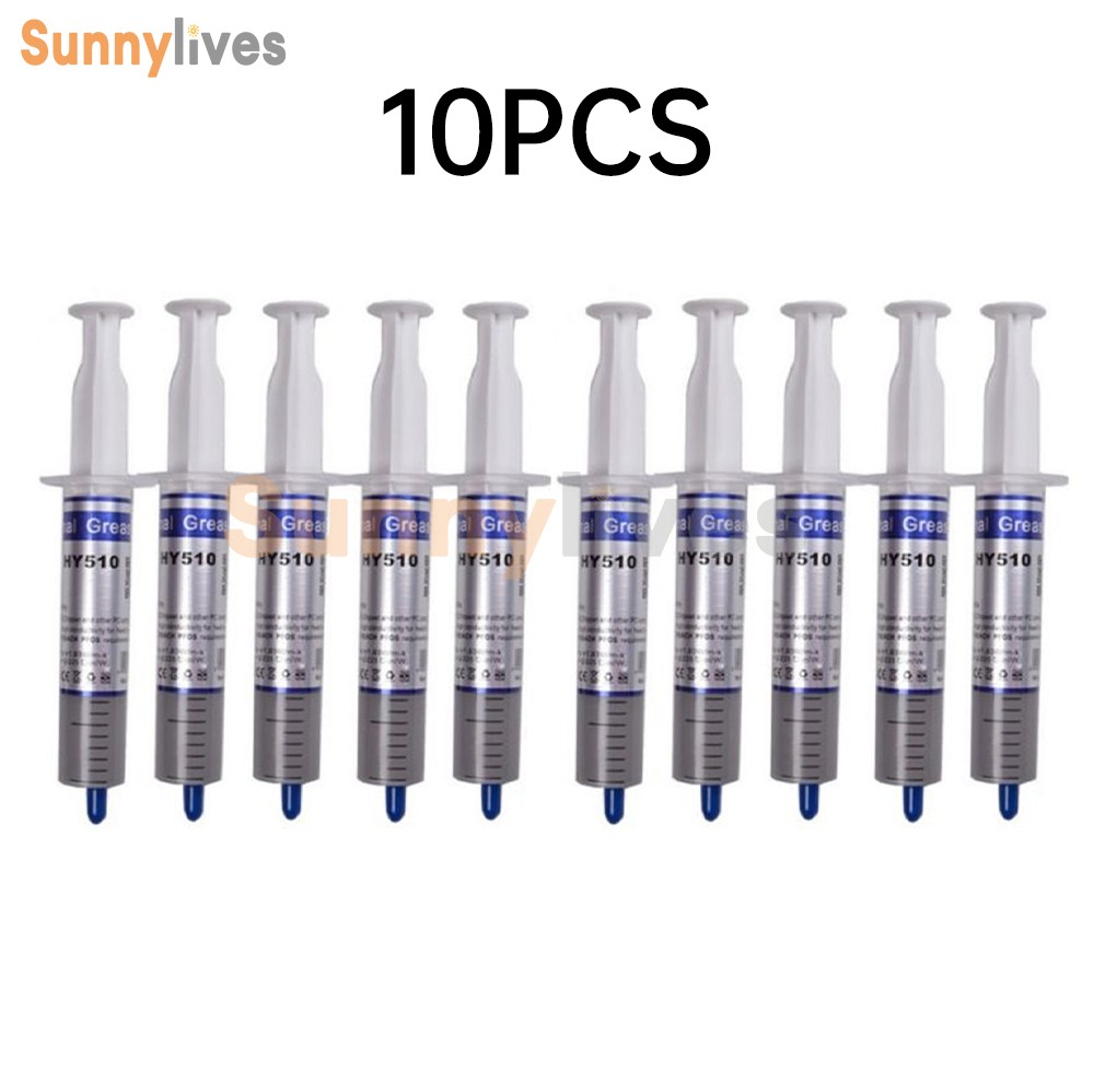 10pcs HY510 30g Grey Thermal Heatsink Compound Paste Chipset Cooling USA FAST