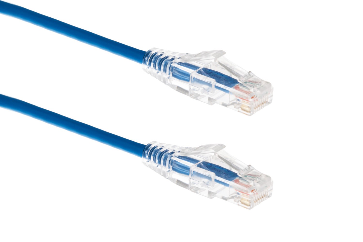 Cat6A Slim Snagless Ethernet Patch Cable, 14 ft, Blue