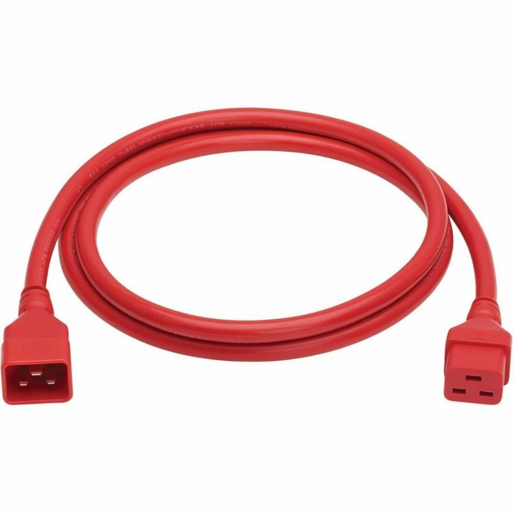 Tripplite P036006ARD Power Extension Cord C20 to C19 6ft Red