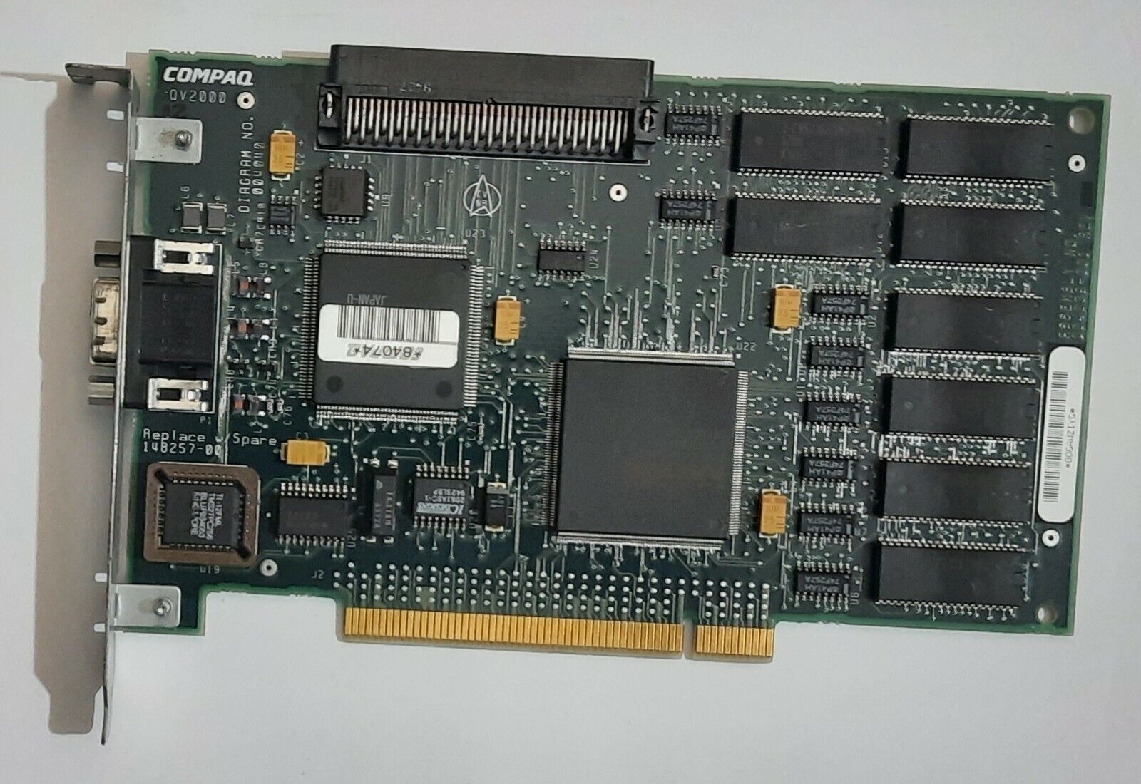 Compaq Qvision 2000 PCI Graphics Card (IS-ATLAS, 2MB, Matrox MGA Ultima, Retro)