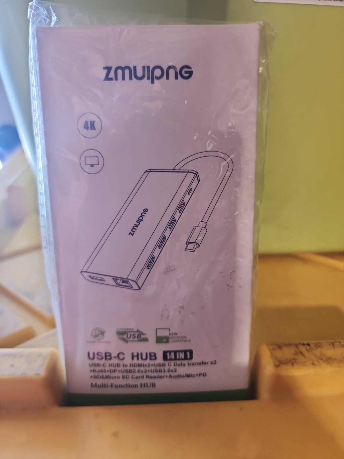 ZMUIPNG 4K 14 in 1 Hub  Multi-functional HUB