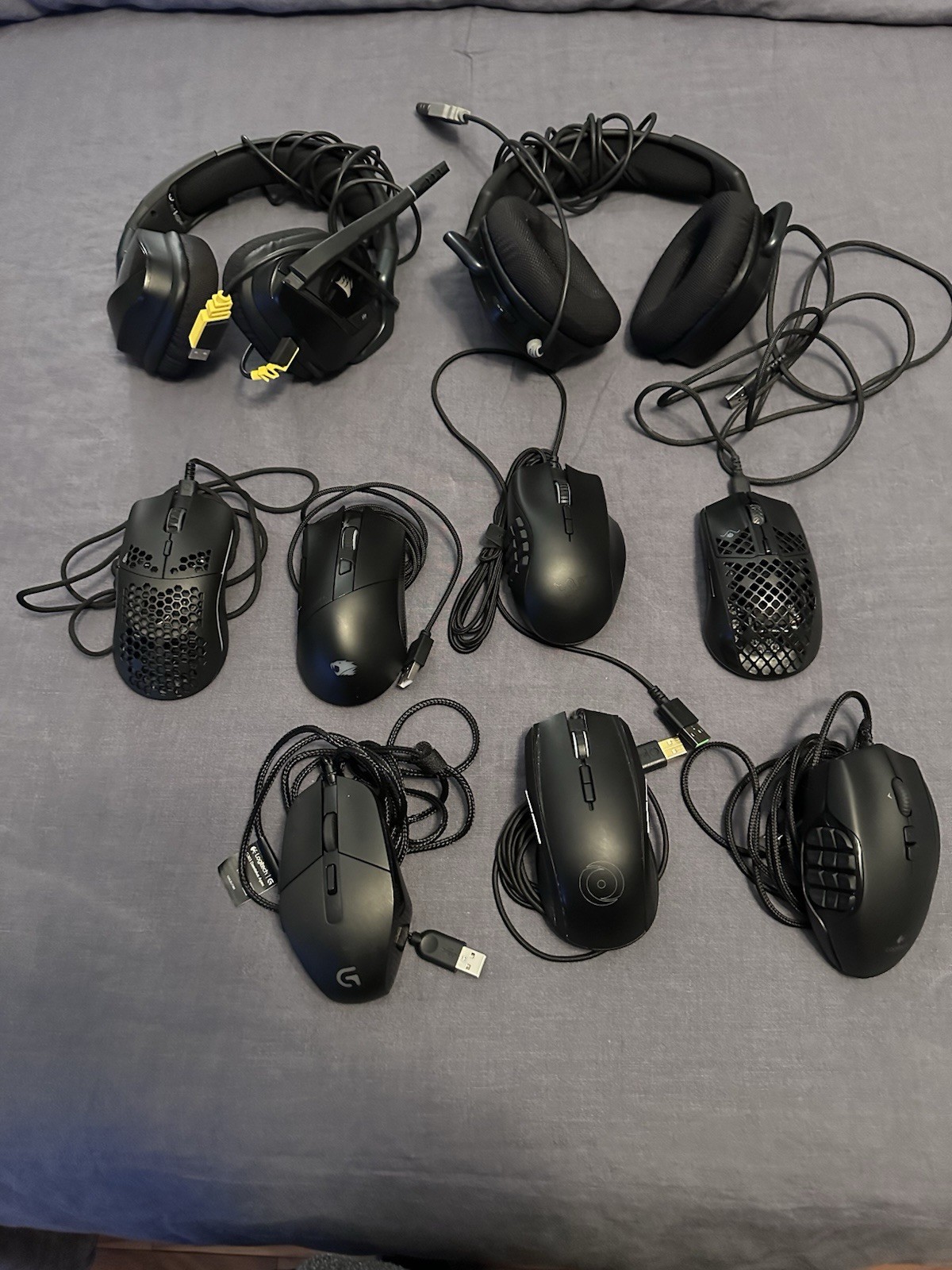 Bundle OfGaming Peripherals-Logitech, razor, glorious model 0 Steelseries Corsai