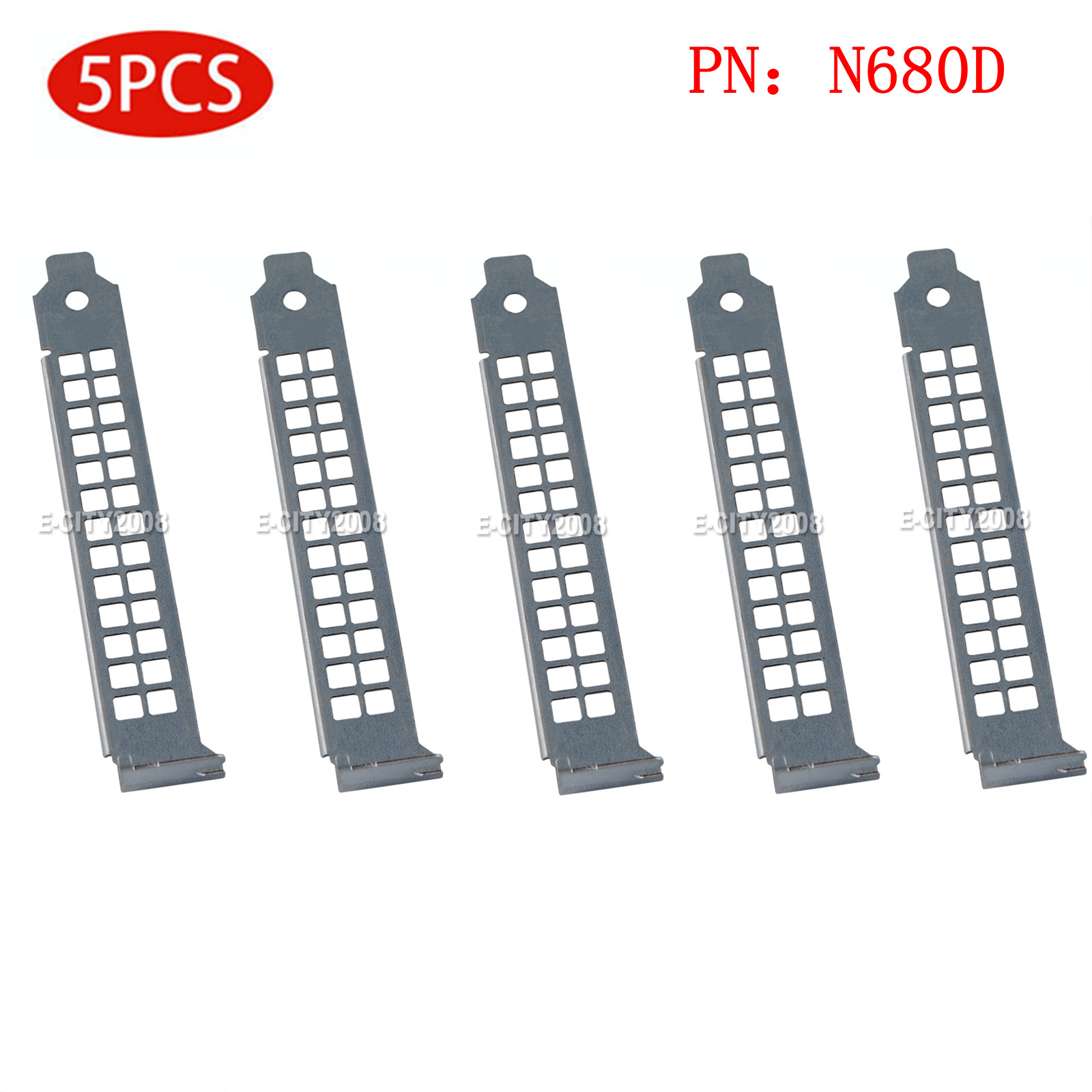 5Pcs N680D Full Height PCI Slot Blank Cover Vented Plate for Dell Optiplex 7010 
