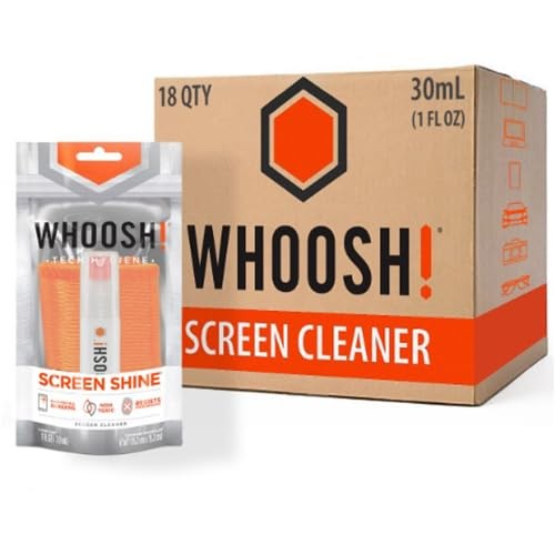  Screen Shine Go – Refillable Screen Cleaner Kit, Set of 18, 1 fl oz