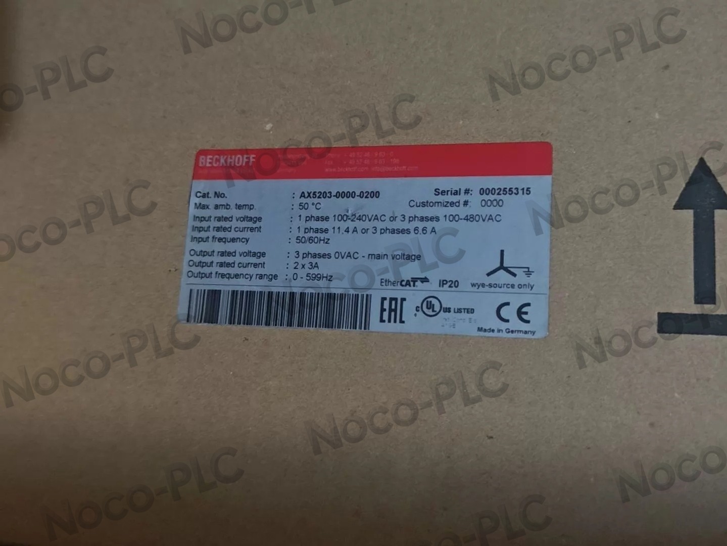 1PC NEW FOR BECKHOFF AX5203-0000-0200 Servo Driver AX520300000200 V