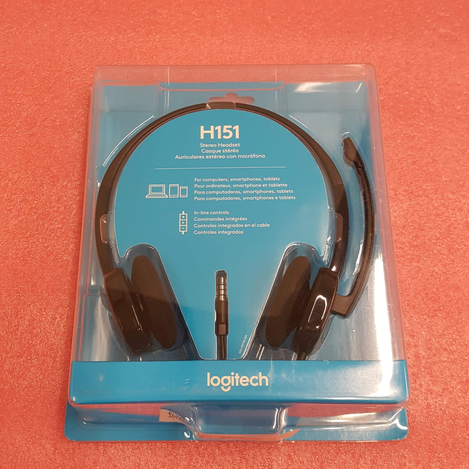Logitech H151 Stereo Multi Device Headset with In Line Controls