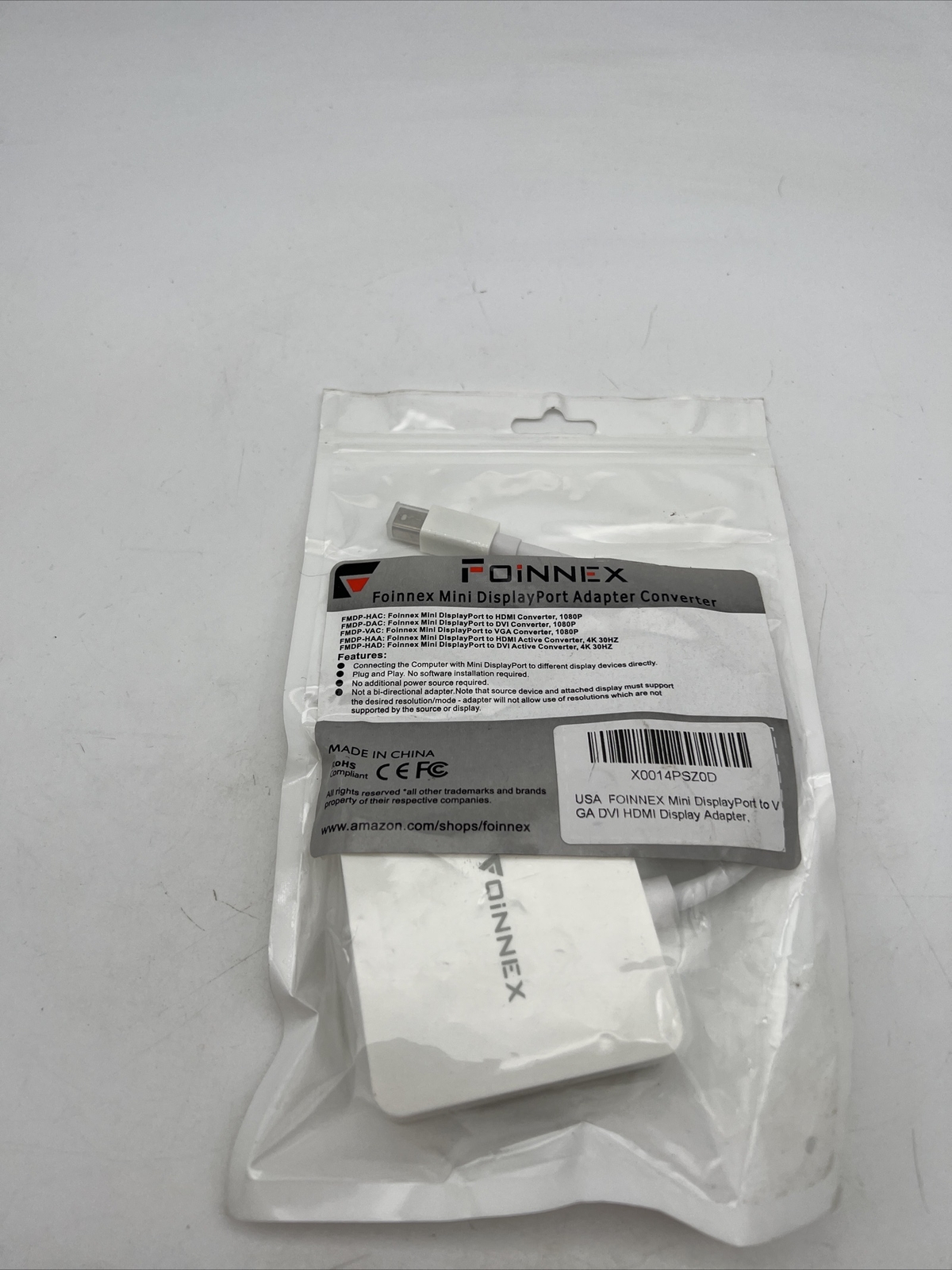 Foinnex Mini DisplayPort Adapter Converter