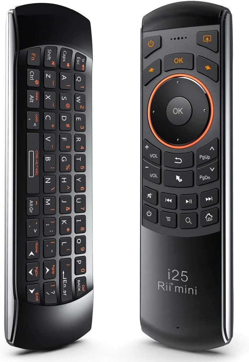 Rii Mini I25 Wireless Fly Mouse Keyboard and Remote Control