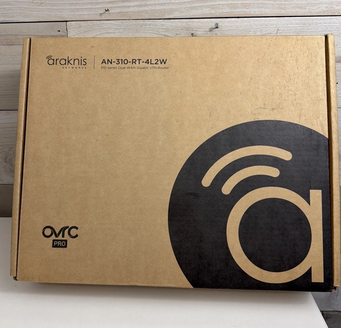 Araknis AN-310-RT-4L2W Dual WAN Gigabit VPN Router Firewall r679 NEW