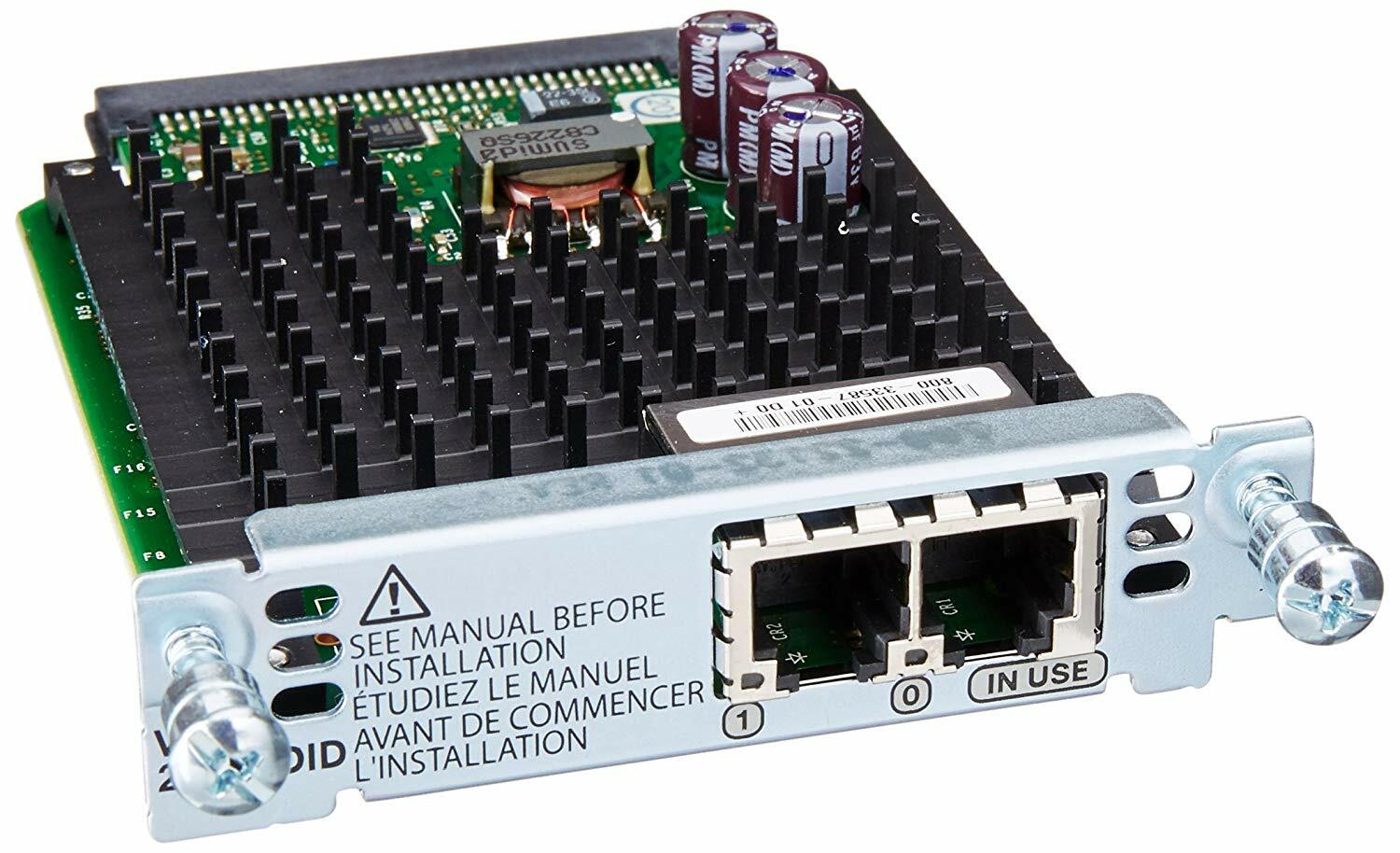Cisco VIC3-2FXS/DID 2PORT VOICE INTERFACE CARD FXS & DID NEW  
