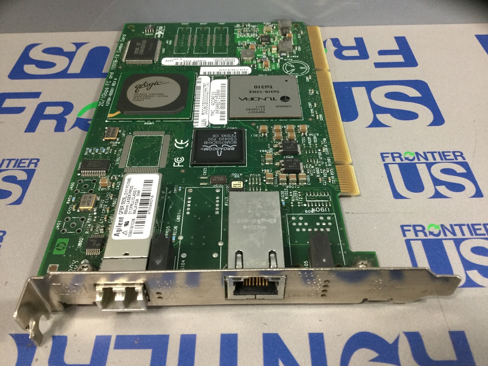 HPE A9784A PCIX 2GB FC / 1000BaseSX HBA