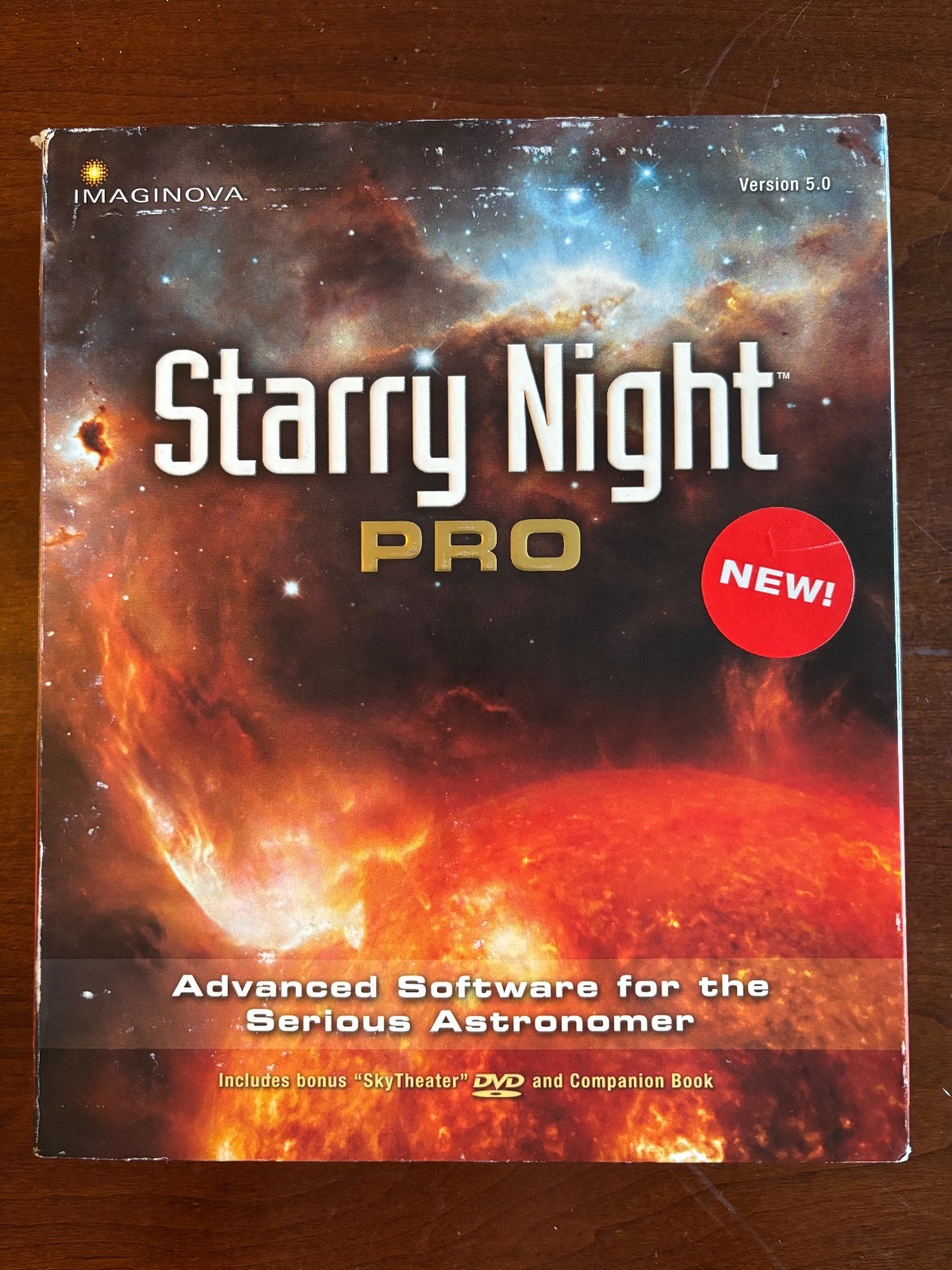 Imaginova Starry Night Pro Big Box 3 Discs Version 5.0 Software Windows Mac