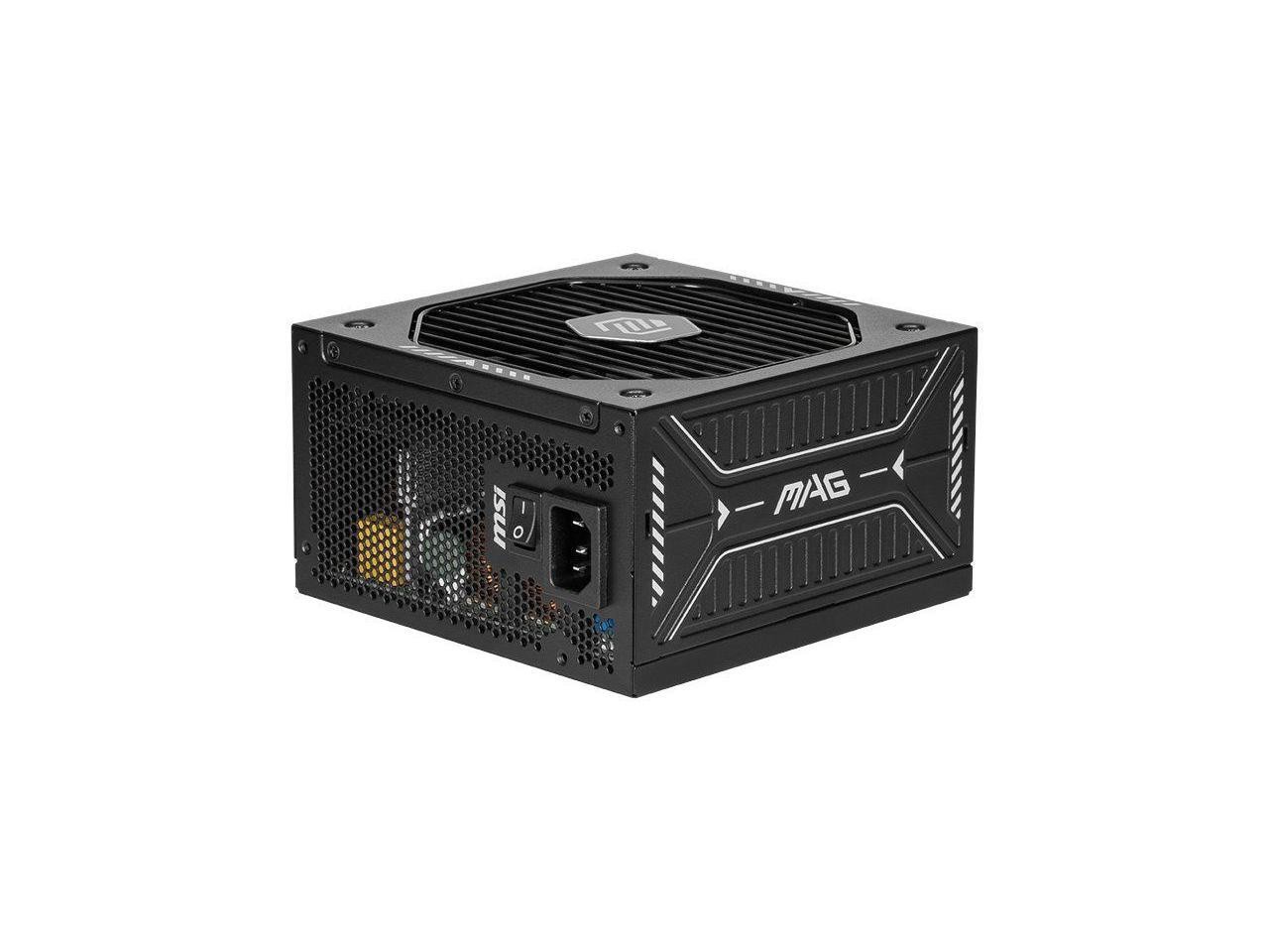 MAG A650GLS PCIE5, Fully Modular Compact Gaming 650W Power Supply, 80+ Gold, MSI
