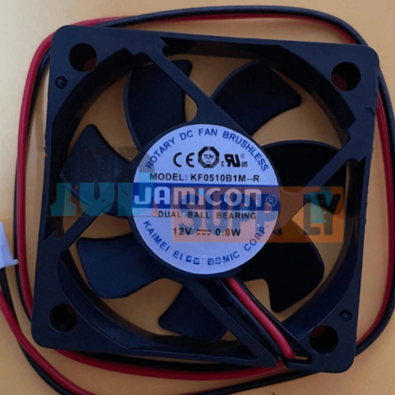 1PC NEW JAMICON KF0510B1M-R Cooling fan 12V 0.06A 0.8W 50*50*10mm 2wire