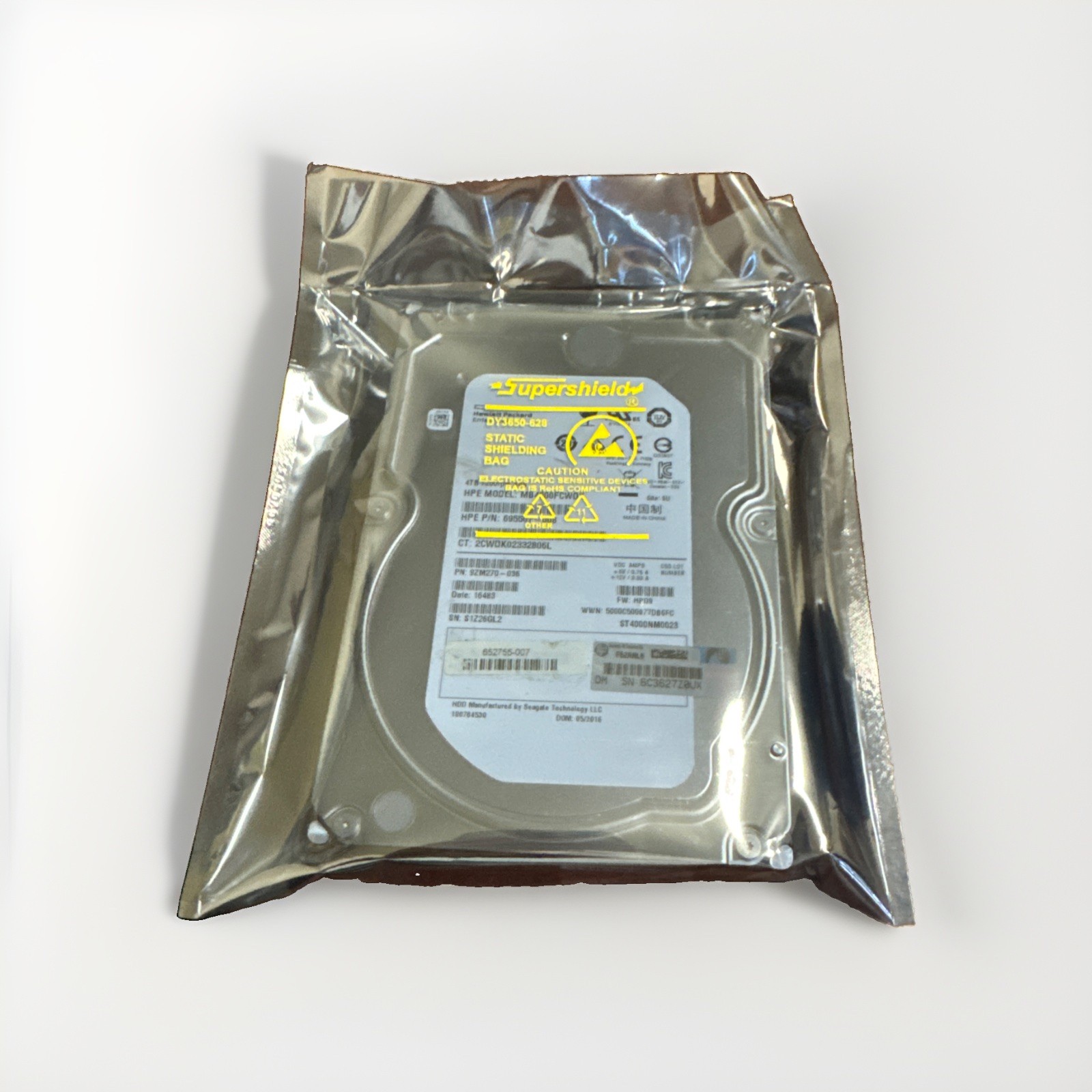 HP Enterprise MB4000FCWDK 4TB SAS 7.2K RPM 3.5" HDD Hard Drive ST4000NM0023