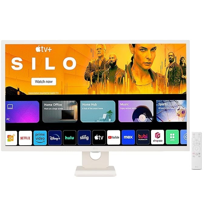 LG 32" MyView Full HD IPS Smart Screen 1920x1080 webOS ThinQ 32SR50F-W