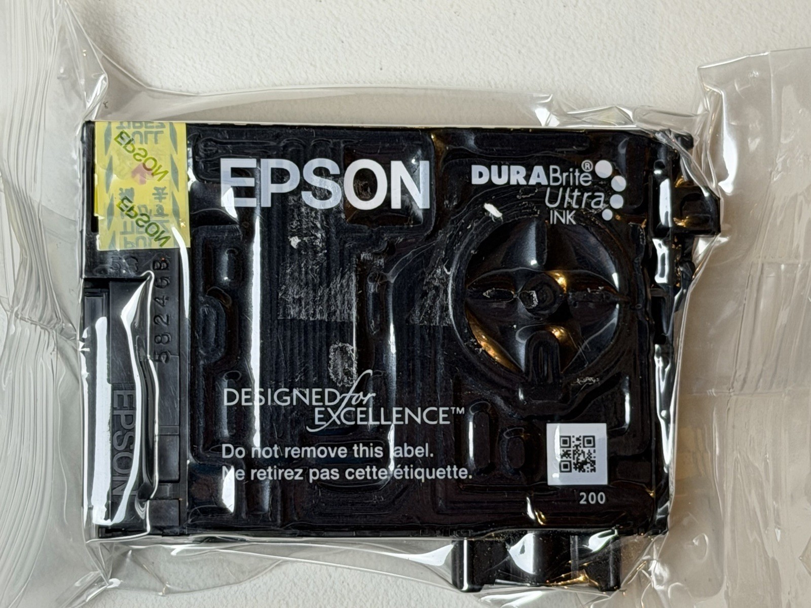 Epson DURA Brite Ultra Ink 200 Yellow/Jaune Ink Cartridge Sealed In Shrink Wrap