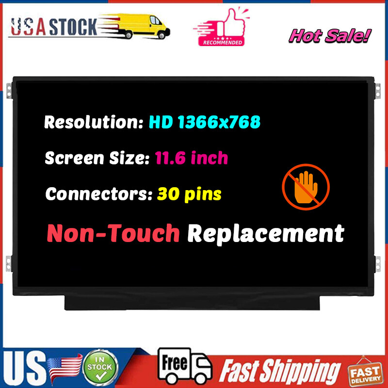 Screen Replacement NT116WHM-N11 NT116WHM-N21 LCD Screen Display Panel 1366x768