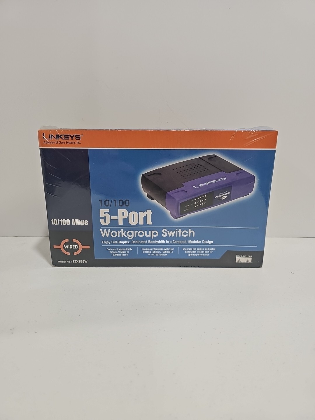 Linksys  EtherFast (EZXS55W) 5-Ports External Switch