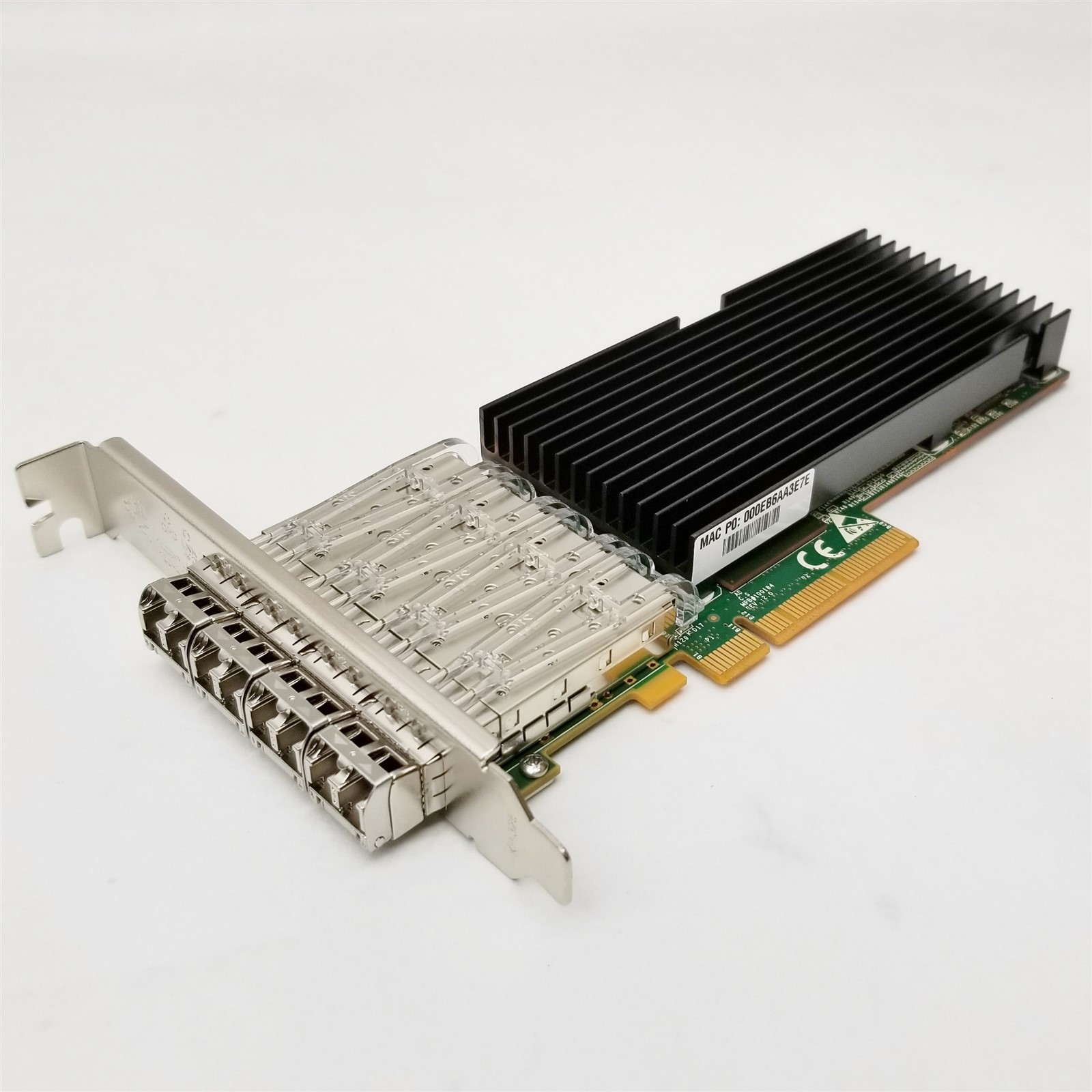 Riverbed 410-00108-01 4-Port Fiber SFP+ PCIe Network Interface Card NIC Module