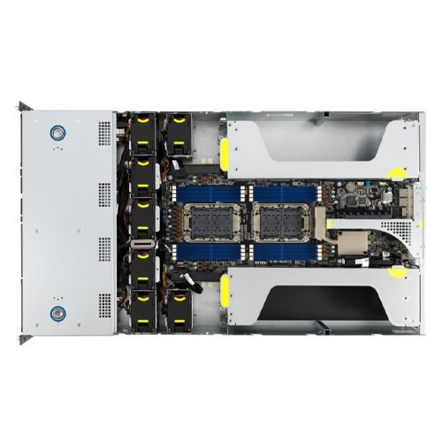 ASUS ESC4000-E10 2U 4GPU SERVER 8X3.5"Support 2x LGA4189 CPU+ 4 dual slot GPUs