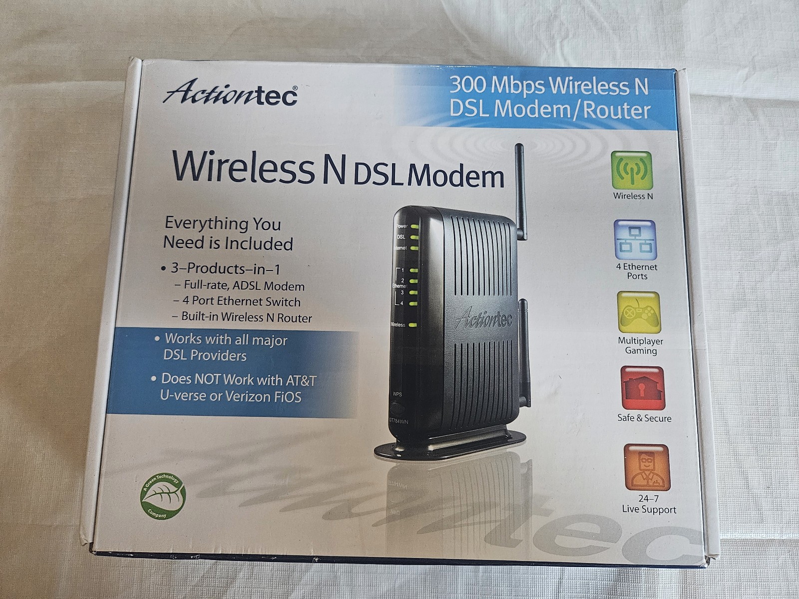 ACTIONtec Wireless N DSL Modem
