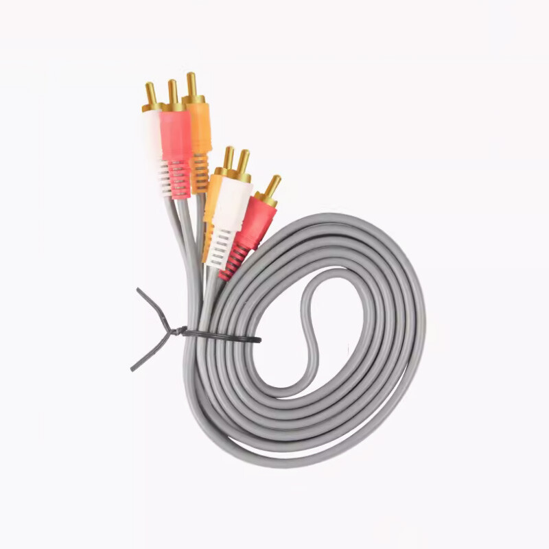 RCA Cable 3 Male To 3 Male Composite Video Audio AV Cables Adapter Wire 1.5M-5M