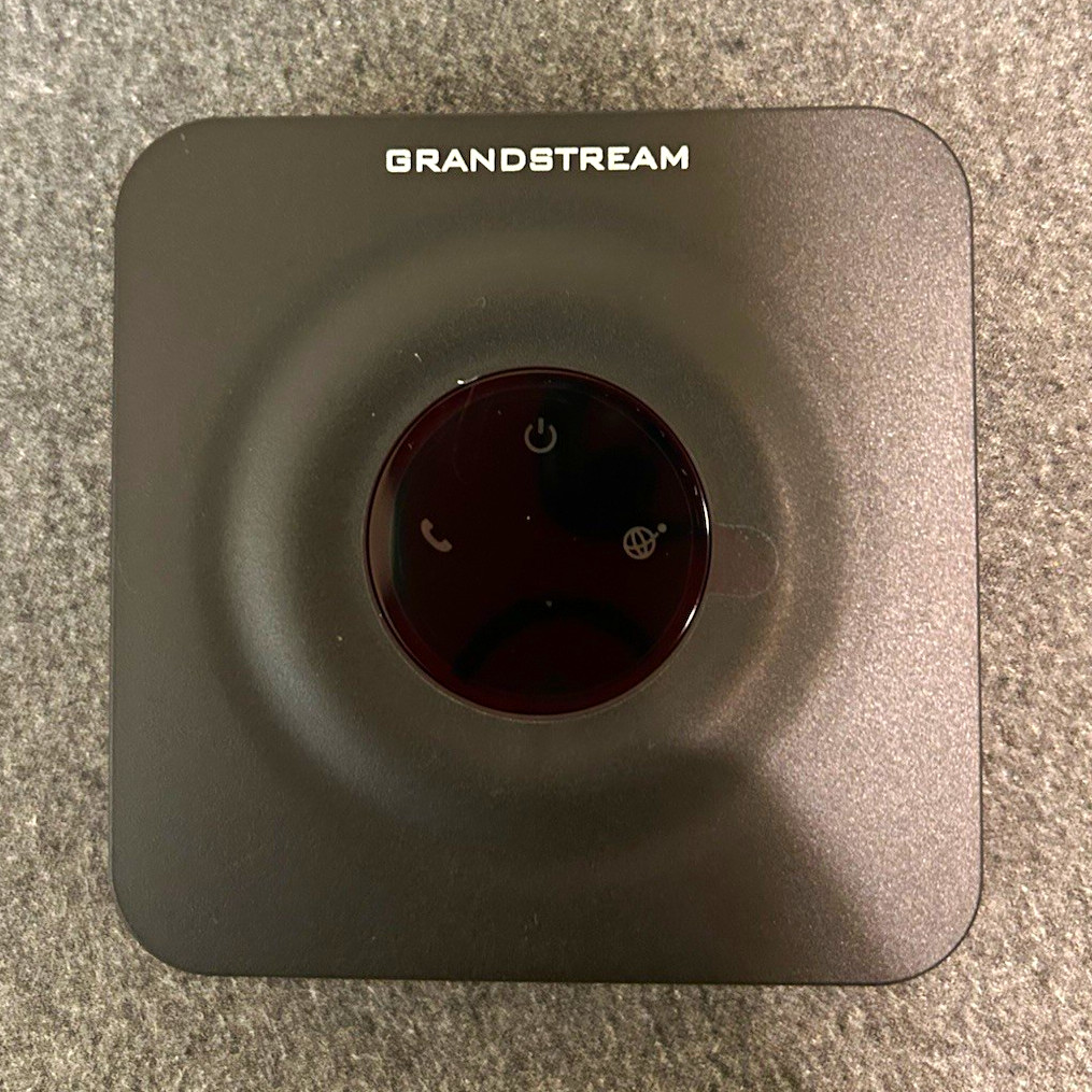Grandstream HT801 VoIP Adapter ATA 1-Line Ethernet RJ-45 FXS SIP Black