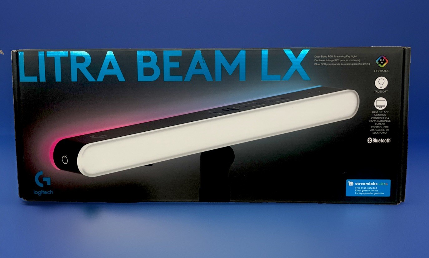 Logitech Litra Beam LX Dual Sided RGB Streaming Key Light w/Truesoft NEW IN BOX