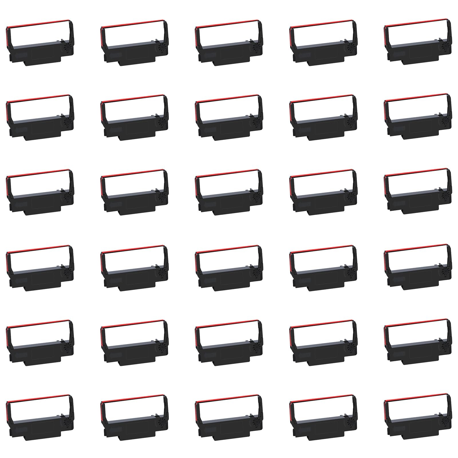 30 Pack Black Red Printer Ribbon Replacement For ERC30 ERC30 ERC 34 38