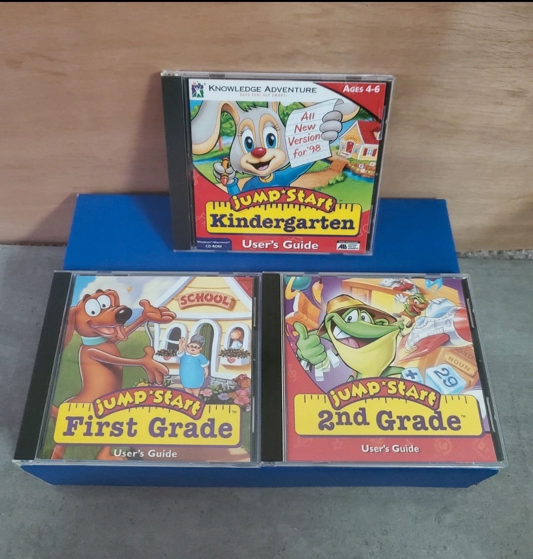 Knowledge Adventure JumpStart Learning System K-2 (Kindergarten-2nd) CD PC/Mac