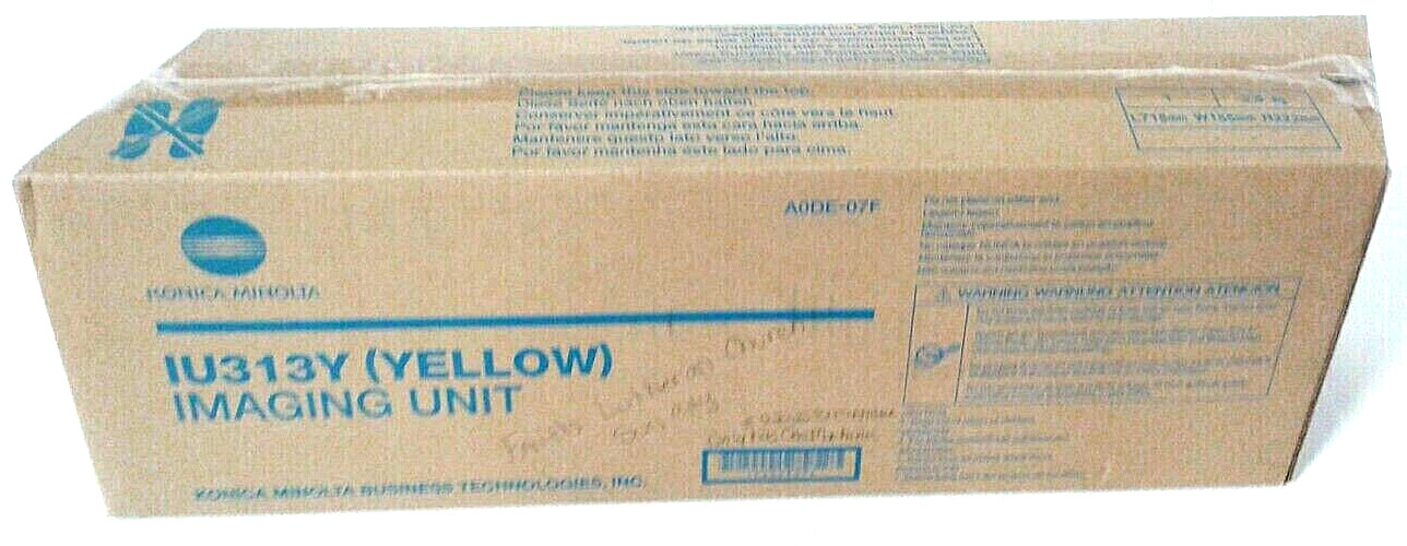 Konica Minolta IU-313Y Imaging Unit A0DE-07F Yellow New OEM Genuine 