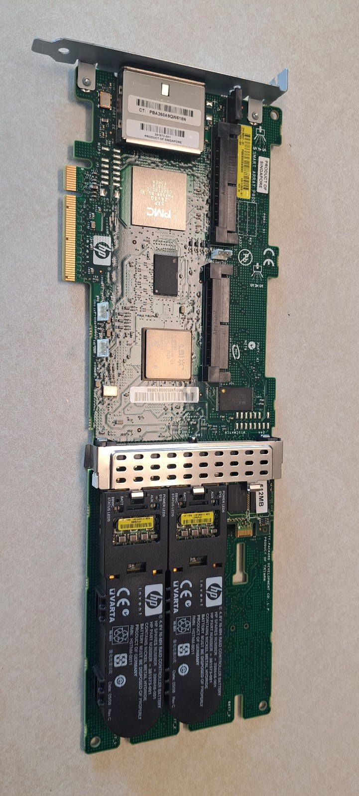 HP 501575-001 Smart Array P800 512MB PCI-X x8 SAS Raid Controller