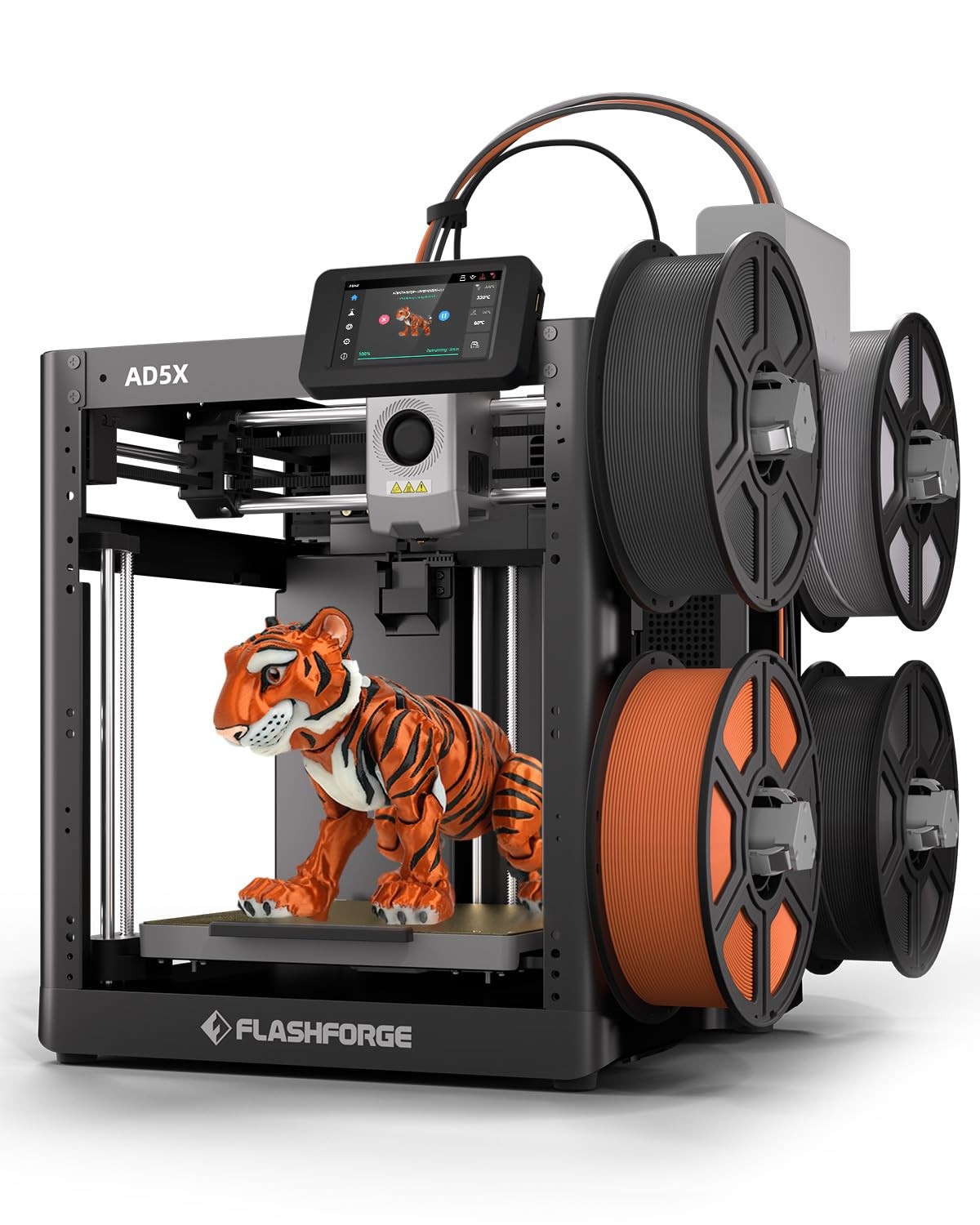 FLASHFORGE AD5X Multi-Color 3D Printer, CoreXY 600mm/s High-Speed, 1-Click