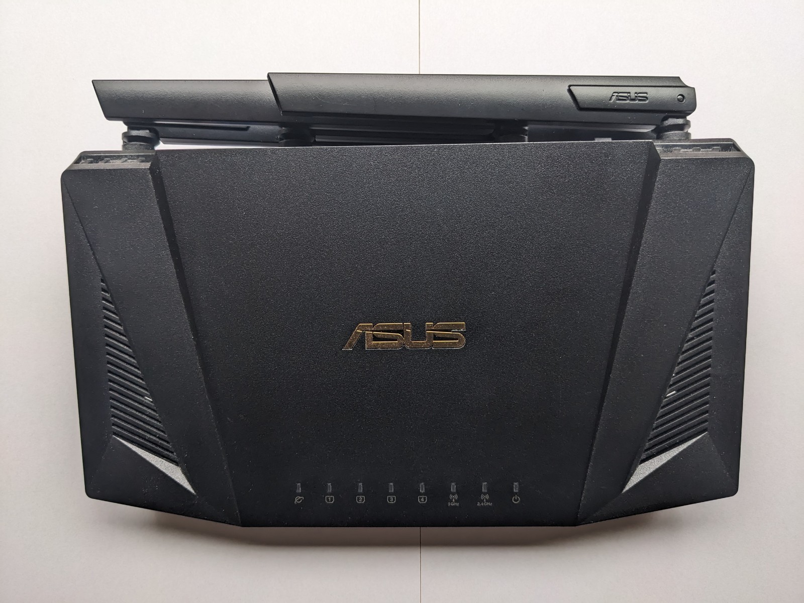 ASUS RT-AX58U AX3000 WiFi 6 Router Bundle with Power Adapter Tested Reset