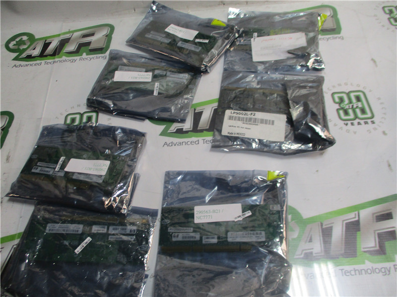 HP NC7771 Gigabit Server Adapter PCI-X 10/100/1000 RJ-45 NICs Lot of 8