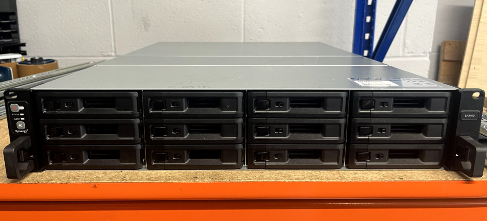 SA3400 Synology 12 Bay NAS 16GB DDR4 Memory + SAS Card + E10G21-F2 SFP+ Card