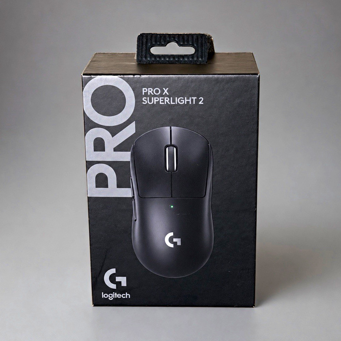 Logitech G PRO X SUPERLIGHT 2 Wireless Optical Gaming Mouse 44000 DPI Black