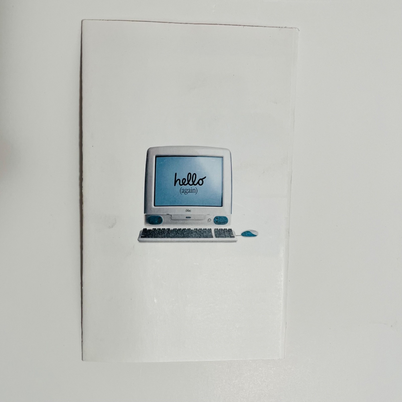 Apple Computer Original Bondi Blue iMac in-store brochure 1998