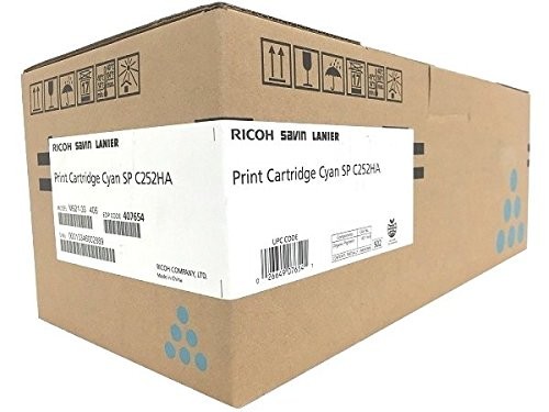 Genuine Ricoh 407654 Brand New Sealed Box Cyan Toner Cartridge We Ship Fast