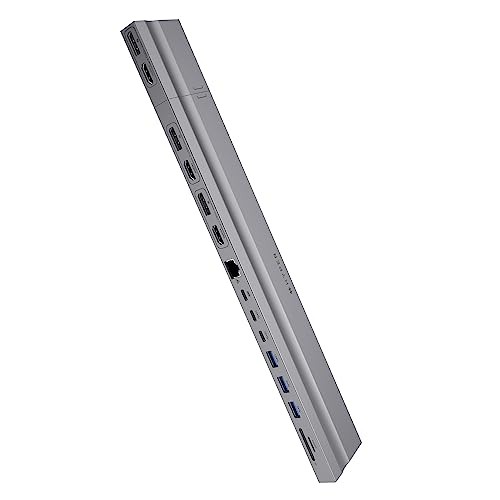 HYPERDRIVE 4K MULTI-DISPLAY DOCKING STATION FOR 13 16” MACBOOKS - SPACE GRAY