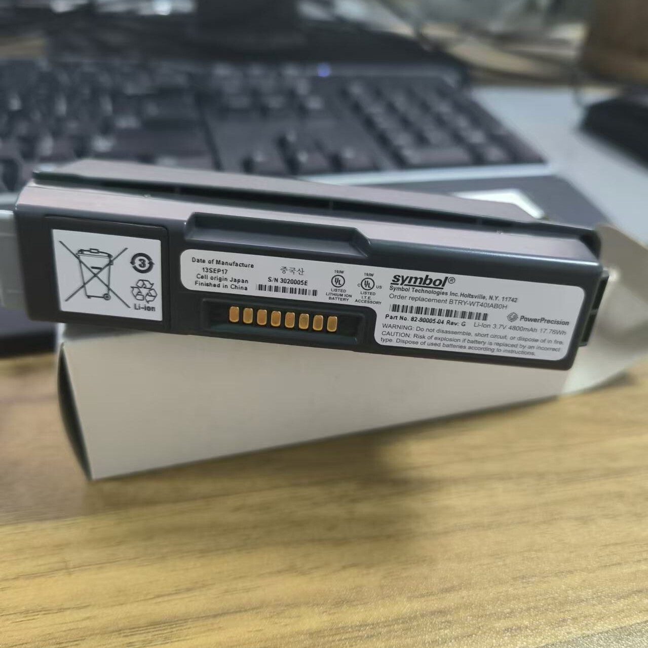 10X OEM Symbol Zebra Battery Pack WT40IAB0H-BTY 82-90005-04 for WT4090 WT41N0