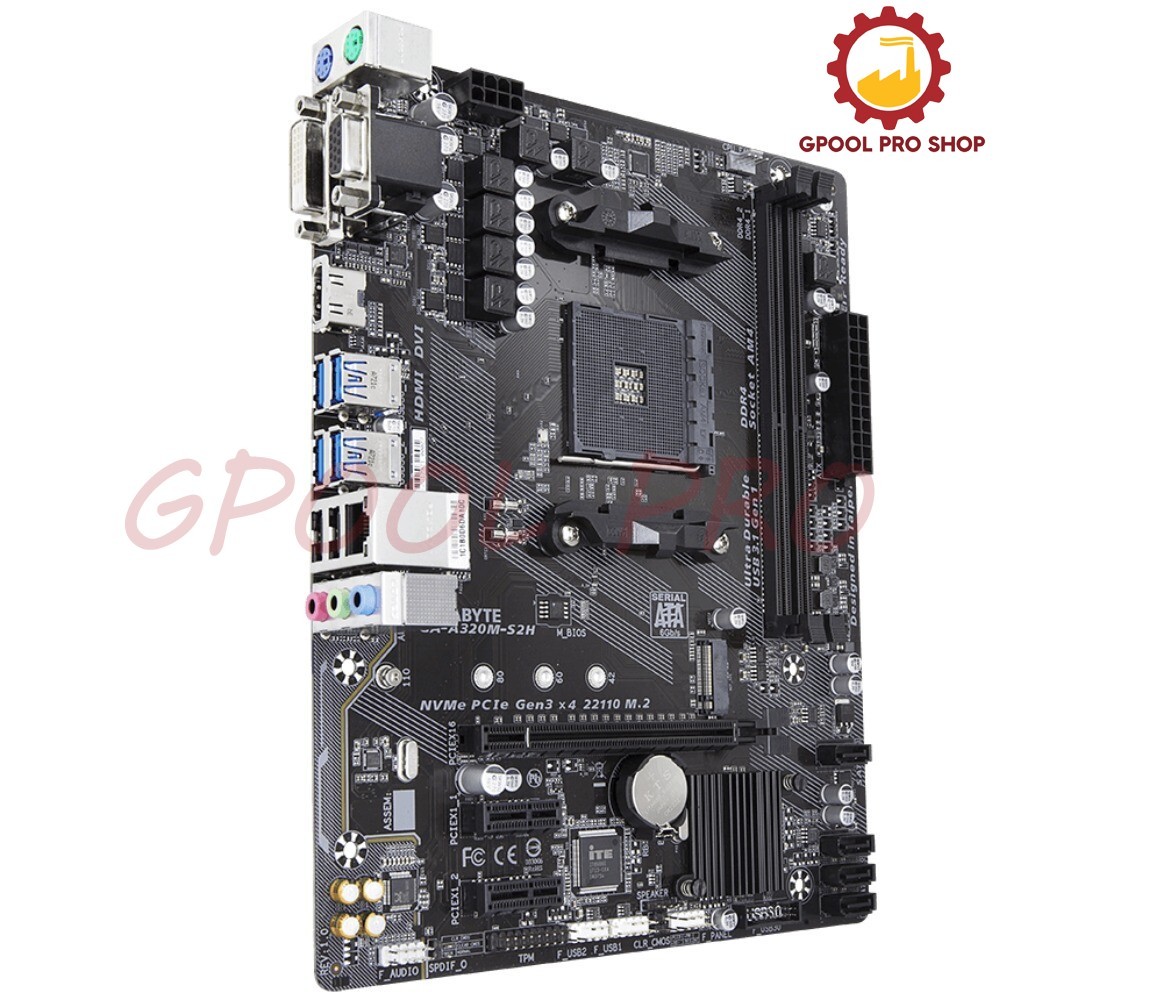 For Gigabyte Technology GA-A320M-S2H computer motherboard,AMD,AM4 socket,ddr